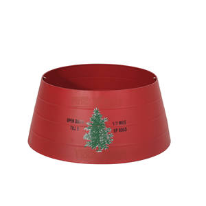 Customized Galvanized <b>Christmas</b> <b>Tree</b> Collar in Hammered Design New Look Metal <b>Christmas</b> <b>Tree</b> <b>Stand</b> for <b>Christmas</b> Decoration Use - Product Image 1