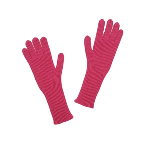 Prenda entera para mujer sin costuras 100% Cachemira acanalado hasta el codo guantes multifunción Detección de aguja para viajes de invierno diarios - Product Image 1