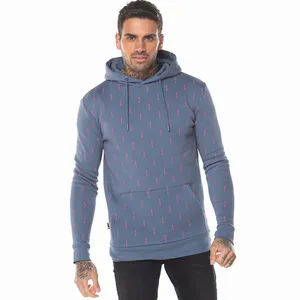 사용자 정의 대형 일반 블루 풀오버 후드 & 스웨터 사용자 정의 그래픽 후드 밝은 색상 저렴한 가격 Hoody 남성용