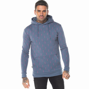 Personnalisé Surdimensionné Plaine bleu Pull sweatshirts Graphique Personnalisé hoodies Lumineux Couleur Pas Cher Prix de Sweat À Capuche pour Hommes - Product Image 1