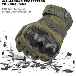 Guantes Tácticos Ergonómicos con Protección Reforzada para los Dedos, Guantes Tácticos Versátiles para Actividades al Aire Libre, Trabajo y Aventuras - Product Image 3