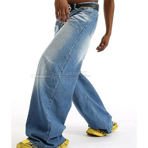 2025 Custom Whole Sale Men Wide Leg Jeans <b>Pants</b> Plus Size <b>Pants</b> Customized Men <b>Pants</b> For Sale In Adult Size - Product Image 5