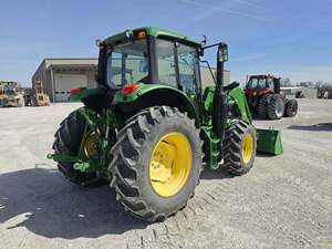 Tractor de Ruedas John Deere 6130R Usado, Motor Cummins de 140HP, en Venta - Product Image 6