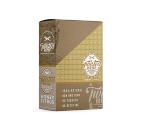 Premium Organic 100% Chanvre Mélange de créateurs de poids moyen Wraps Tissé Twisted Honey Agrumes Saveur à - Product Image 6