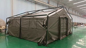 Camouflage Outdoor Activiteit Stalen Frame Noodgeval Waterdichte Tent Met Flexibele Grootte Oem Fabriek - Product Image 5