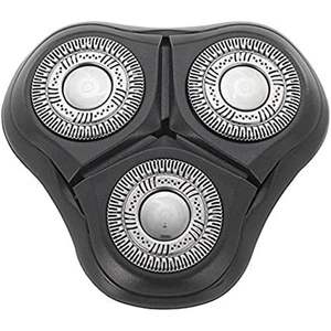 Cabezal de Repuesto para Afeitadora Eléctrica Rotatoria de Triple Cuchilla, Mini Afeitadora Eléctrica para Cara, Cuerpo y Barba, Lavable, para Viajes - Product Image 1