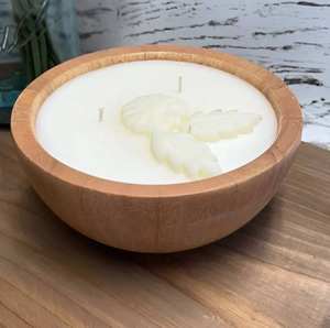 Decorative <b>Wooden</b> Candle Holders Luxury Candle Bowls with Lids Perfect for Home and Home Decor Premium <b>Wooden</b> Candle Accessories - Product Image 6