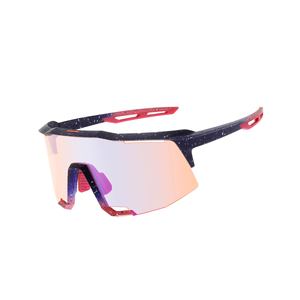 Lunettes de soleil à lentille pixel futuriste avec trou de ventilation UV400 Couleur personnalisée polarisée - Product Image 2