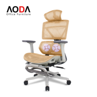 Chaise de bureau ergonomique avec massage, appui-tête 3D, dossier haut, chaise de direction avec soutien lombaire, Silla Oficina Masaje Chaise Bureau