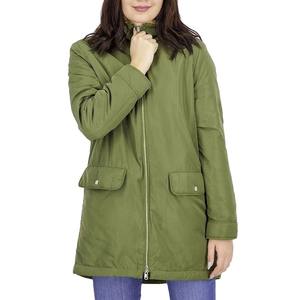 Manteau bouffant d'hiver pour femmes de haute qualité avec col montant mi-long décoration de fourrure veste Parka respirante du Pakistan - Product Image 5