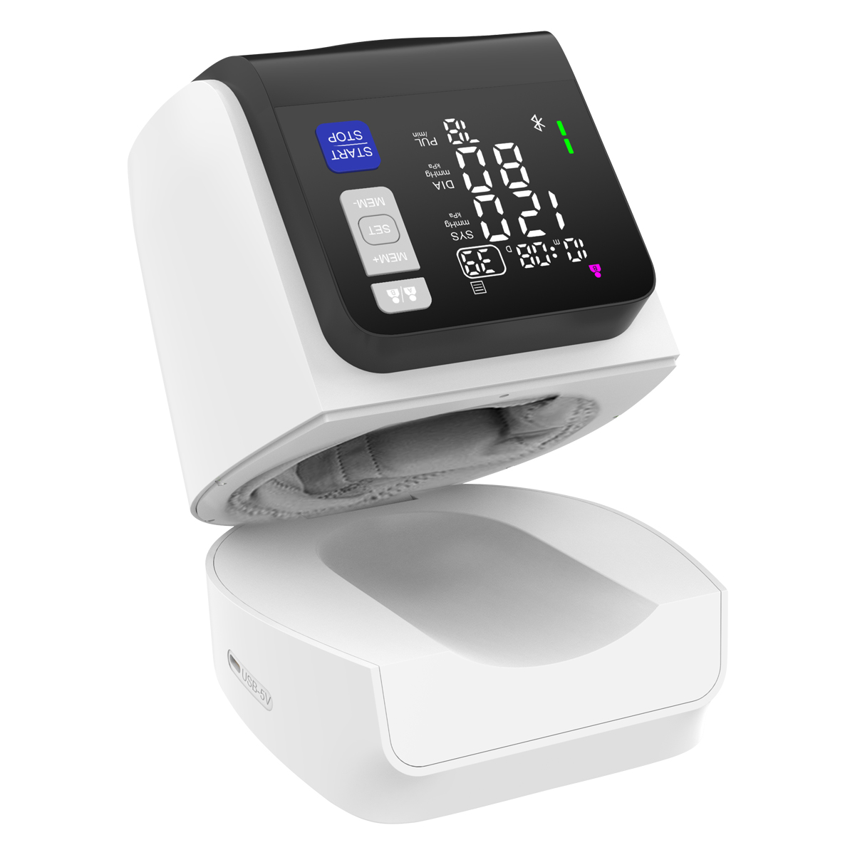 Prodotti per la cura della salute OEM ricaricabile BP Machine Smart muslimextensiometro Digital Electronic Blood Pressure Monitor