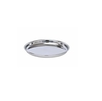 Assiette décorative de table Dernière conception Conteneur durable fait à la main de qualité alimentaire Assiette en acier inoxydable Passe au lave-vaisselle