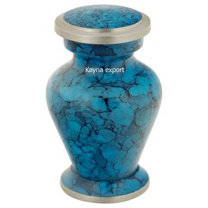 Urne commémorative en laiton finition mate, nuances dorées, magnifique métal de qualité supérieure, prix raisonnables, style américain pour bébé, KAYNA - Product Image 5