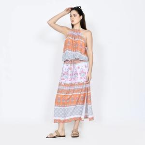 Ropa de resort de Bali personalizada para mujer, Vestido corto informal de rayón 100%, ropa de calle transpirable, ropa de verano al por mayor, patrón impreso - Product Image 2