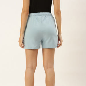 Nuevos pantalones cortos transpirables ecológicos de lana de algodón para mujer, pantalones cortos para correr con cordón de cintura media, diseño personalizado, pantalones cortos para correr de calidad Premium - Product Image 4