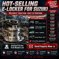 Kit de blocage de différentiel E-Locker ET206, 22 cannelures, 10 boulons, pour Suzuki Jimny 2003 et plus, essieu avant, mise à niveau 4x4 sélectionnable