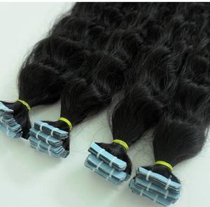Extensiones de Cabello Remy Indio Virgen de Alta Calidad, Doble Trama a Máquina, Textura Suave y Sedosa, Ondas Naturales, Ajuste Perfecto a la Piel - Product Image 5
