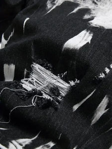 Shorts en jean légers pour homme, style streetwear, longueur genou, avec poches avant et arrière, service OEM, pour l'été et l'entraînement. - Product Image 5