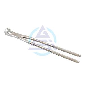 Forceps d'extraction moléculaire équine à 4 branches de 21 pouces, portée extra-longue, en acier inoxydable, extracteur de dents de cheval, instruments dentaires vétérinaires - Product Image 1