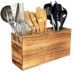 El último soporte de cuchara de madera para cocina y mesa decorar soporte de cubiertos de color de madera natural a precio al por mayor - Product Image 5