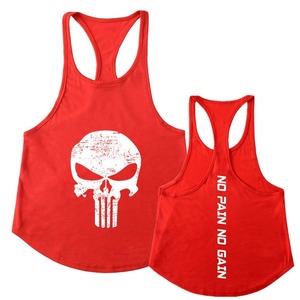 Débardeurs de sport décontractés pour hommes MJSI Trading, personnalisés, pour musculation, sans manches, respirants, tricotés, 220g, 100% coton, vente en gros - Product Image 4