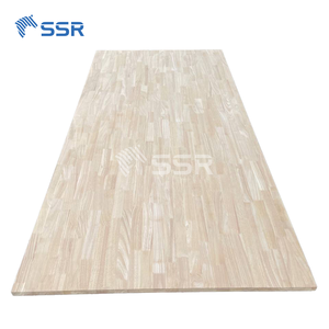 Panel de junta de dedo de madera de caucho de Vietnam 1220x2440MM con tablero de madera laminada certificado FSC para la fabricación de muebles - Product Image 3