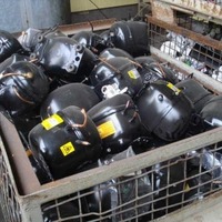 Compresseur de climatisation automobile électronique de qualité HMS, hautement recyclé, provenant de France, avec une forte teneur en cuivre et en aluminium
