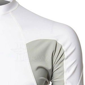 Nueva llegada personalizado transpirable Rash Guard mejor Material bajo MOQ Etiqueta Privada ingerido Rashguard - Product Image 6