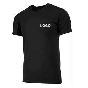 Camiseta atlética transpirable para hombre, logotipo personalizado, ropa deportiva de compresión para gimnasio con tejido elástico de secado rápido - Product Image 2