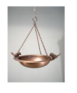 Bebedero para Pájaros Colgante de Cobre para Uso en Interiores y Exteriores - Product Image 1