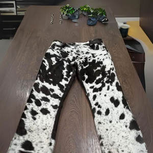 Nouveaux pantalons en cuir de vachette élégants et confortables pour hommes, best-sellers, streetwear, pantalons en cuir de vachette pour hommes en vente - Product Image 6