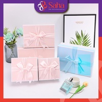 Boîtes cadeaux rigides en carton biodégradable de luxe avec logo personnalisé, couleurs pastel, revêtement UV, laminage mat, options d'embossage, ISO9001