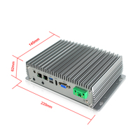 Computadora Industrial Integrada Sin Ventilador I5 I7 con 4*COM 2 LAN 6*USB DC 12-24V VGA