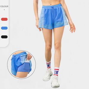 Shorts Deportivos Cortos Personalizados al por Mayor, Diferentes Colores, para Correr, Ropa Deportiva Sexy de Verano para Mujer - Product Image 4