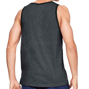 Débardeurs de fitness pour hommes haute qualité 100% coton confortable taille XL séchage rapide respirant à capuche décontracté vêtements actifs solide - Product Image 2