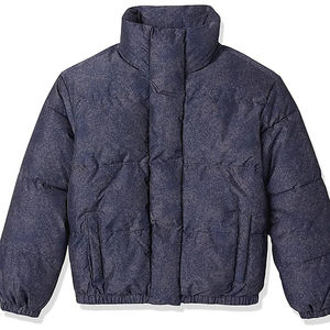 Veste d'hiver matelassée pour femme, nouvelle mode, imperméable, avec fourrure de mouton et décoration en lettres, style sublimation - Product Image 1
