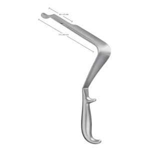 เครื่องถ่างกระดูกเชิงกรานแบบมืออาชีพ ทำจากสแตนเลส แบบก้านเดี่ยว สำหรับการผ่าตัดทางนรีเวช - Product Image 6