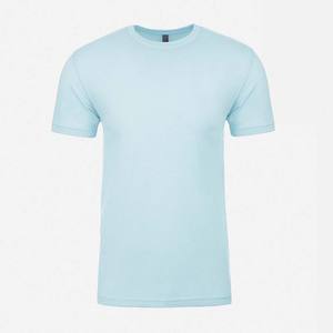 T-shirt pour homme 100% coton uni à manches courtes, col rond, coupe ample, séchage rapide, respirant - Product Image 5