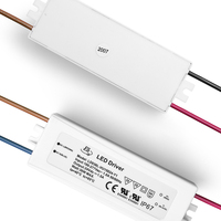 Alimentation électrique LED étanche IP67 en plastique pour éclairage extérieur 12V-48V AC-DC 750mA-3A 10W-15W