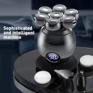 Rasoir électrique rechargeable 6 en 1 étanche IPX7 pour hommes, mini kit de toilettage lavable avec charge Type C - Product Image 3