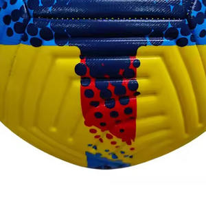 Alaay Ballon de football personnalisé graphique cousu à la machine Taille 5 Football souple en caoutchouc PU Matériau personnalisable - Product Image 5