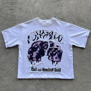 เสื้อยืดเทอร์รี่ผู้ชายไซส์ใหญ่พิเศษสั่งทำได้ ขายส่ง ผ้าฝ้าย 100% พิมพ์ลายซิลิโคน แห้งเร็ว ระบายอากาศได้ดี - Product Image 1