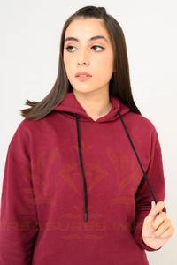 Ropa al por mayor conjunto de traje de dos piezas para mujer novedad moda personalizada polar algodón chándal Jersey logotipo personalizado - Product Image 6