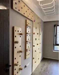 Panneau d'entraînement d'escalade JP Development, prix usine, mur d'escalade domestique en LLDPE, matériaux en bois, non pliable, garantie 1 an - Product Image 4