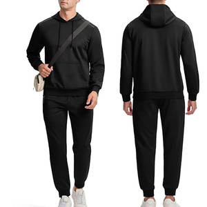 Survêtement de jogging pour homme, survêtement 2 pièces avec sweat à capuche et pantalon de sport, style streetwear, survêtement de mode - Product Image 1