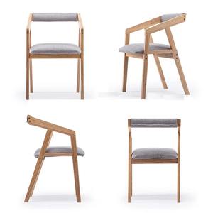 เก้าอี้ไม้สักสำหรับใช้งานกลางแจ้ง คุณภาพสูง พร้อมเบาะรองนั่งสำหรับเก้าอี้กลางแจ้งและเก้าอี้รับประทานอาหารในร่ม - Product Image 6