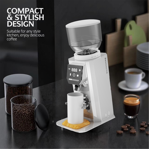 220V 64mm plat fraise moulin à café magnétique poudre tasse électrique moulin à café en alliage d'aluminium moulin à café électrique - Product Image 2