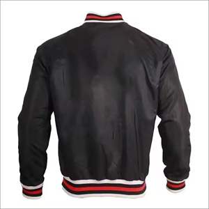 High quality letterman custom made embroidery vintage baseball <b>patchwork</b> mid weight wholesale stylish fashion breathable <b>jacket</b> - Product Image 6