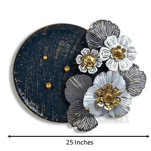 Large <b>Leaf</b> Metal <b>Wall</b> <b>Decor</b> Handmade Iron Art Sculpture for Home Living Room Bedroom and Hallway Decoration Accent - Product Image 1