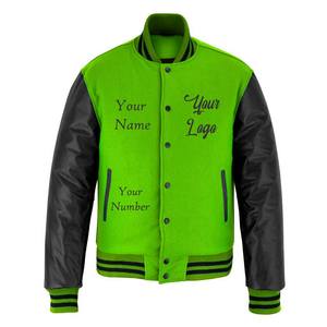 Chaqueta universitaria acolchada de lana ecológica con logotipo personalizado, moda de invierno, baloncesto, universidad, niños, hombres, bordado, Letterman Bike - Product Image 1